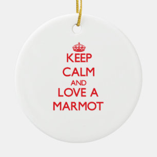 Marmot Ceramic Ornament