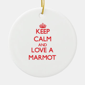 Marmot Ceramic Ornament