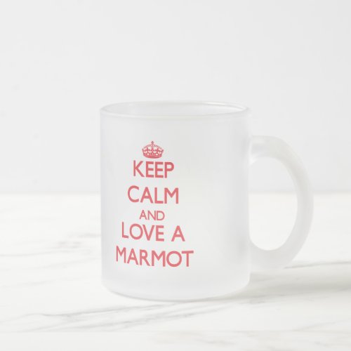 Marmot Frosted Glass Coffee Mug