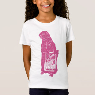 Marmot Groundhog eating sardines T-Shirt
