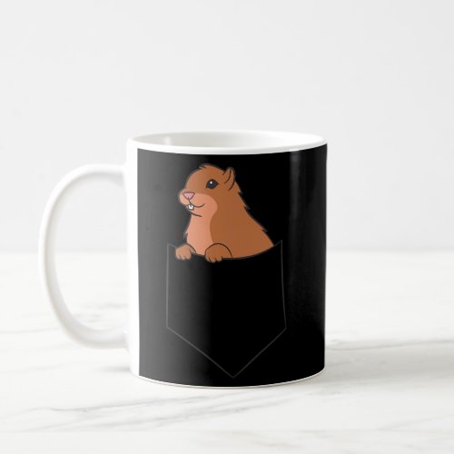 Marmot In A Pocket Rodent Pocket Marmot Coffee Mug