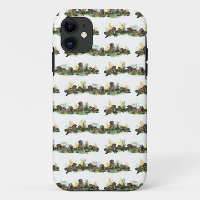 Marmot Meadow iPhone 5 Case (choose colour) (Back)
