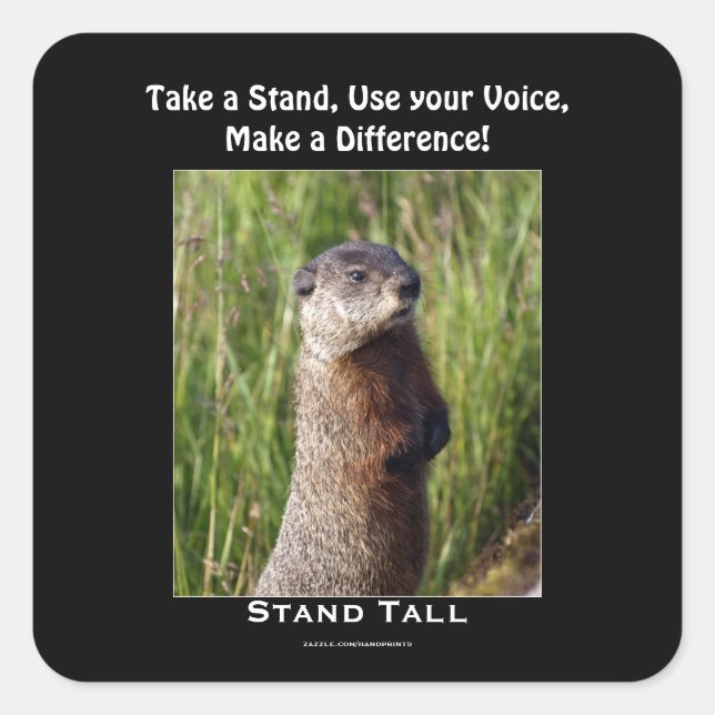 Marmot Motivational Sticker (Front)