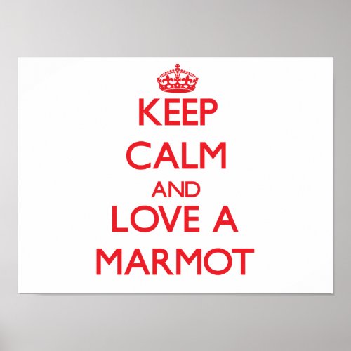 Marmot Poster