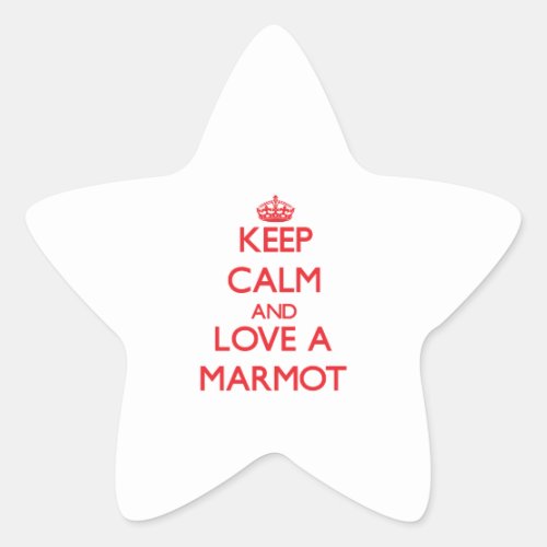 Marmot Star Sticker