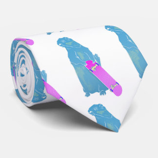 Marmot Woodchuck skateboarding Neck Tie