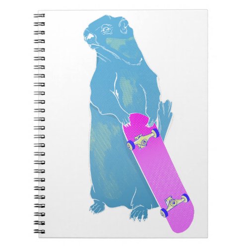 Marmot Woodchuck skateboarding Notebook