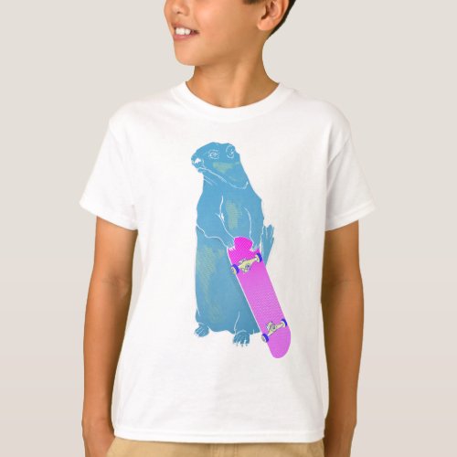 Marmot Woodchuck skateboarding T_Shirt