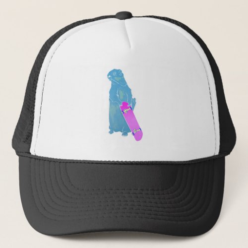 Marmot Woodchuck skateboarding Trucker Hat
