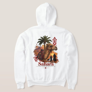 Maroccan Desert Camel Vintage Art Hoodie