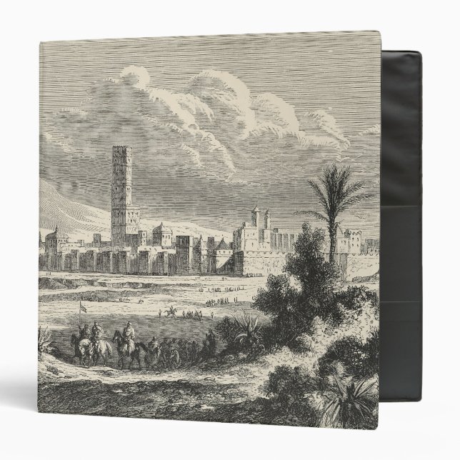 Marocco: Africa, 1860s 3 Ring Binder (Front/Inside)