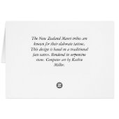 Maroi tattoo-silver cards (Back Horizontal)