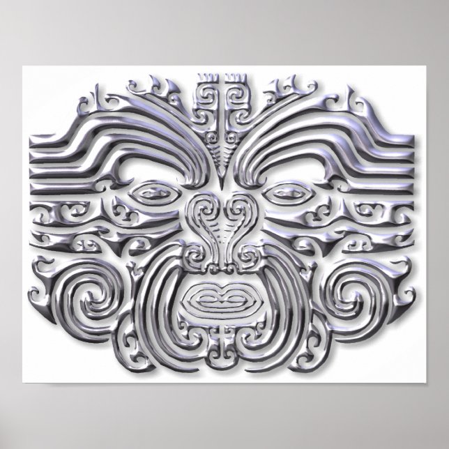 Maroi tattoo-silver poster (Front)