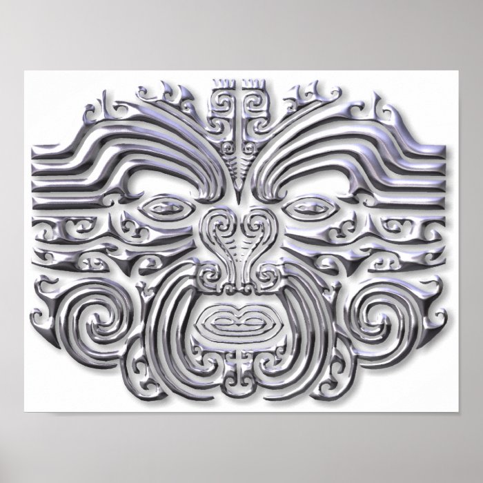 Maroi tattoo silver print