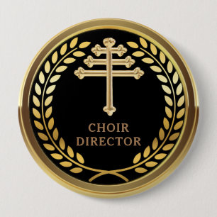 Maronite Catholic Church Choir Director  Badge  Button