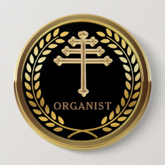 Maronite Catholic Church Organist Badge Button