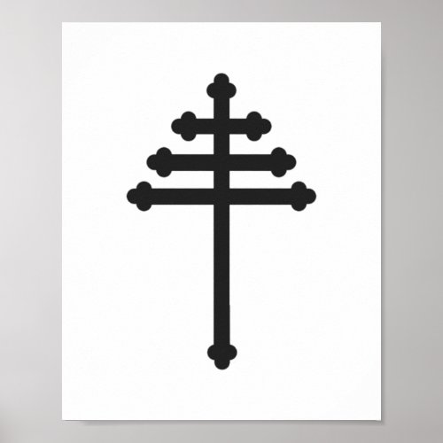 Maronite Church Cross Poster