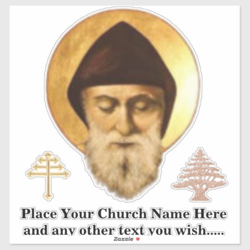 Maronite Church  Personalized Sticker