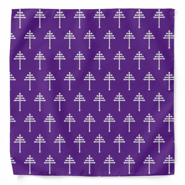 Maronite Cross Church Bandana (Front)