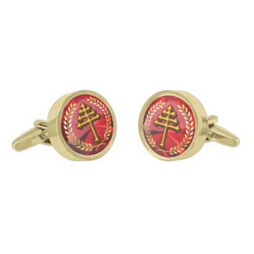 Maronite Cross Monsignor  Bishop French  Cufflink