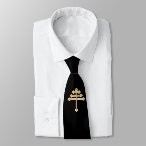 Maronite Cross of the Maronite Catholic Church  Neck Tie
