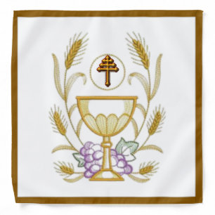 Maronite Girl's First Holy Communion Veil Bandanna