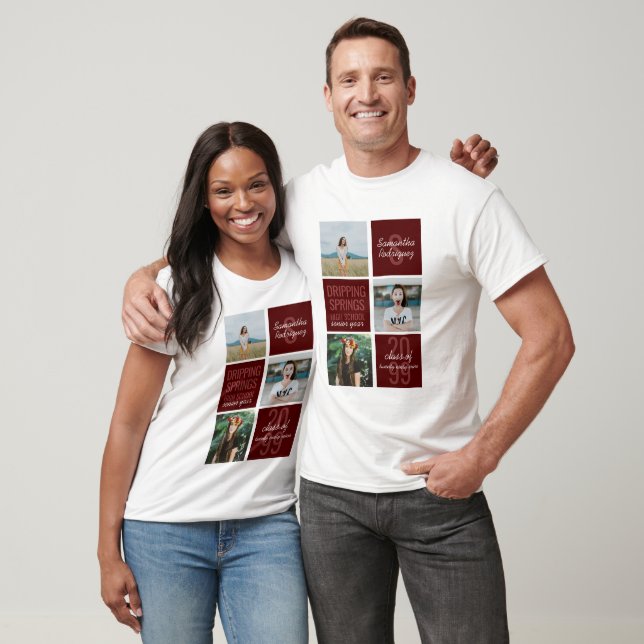 Maroon 3-Photo Fun Boxes Class Year T-Shirt (Unisex)