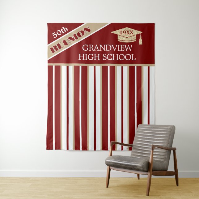 Maroon 50TH Class Reunion Photo Backdrop (In Situ)