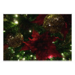 Maroon and Gold Christmas Tree I Holiday Photo Print