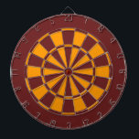 Maroon and Gold Dart Board<br><div class="desc">Maroon and gold colored dart board.</div>