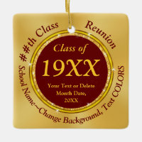 Maroon and Gold, Souvenir Items for Class Reunion,