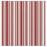 [ Thumbnail: Maroon and Light Cyan Colored Stripes Fabric ]