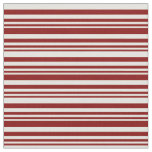 Maroon and Light Yellow Stripes Pattern Fabric