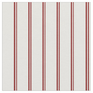 Maroon and Mint Cream Colored Striped Pattern Fabric