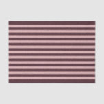 Maroon and Pink Stripes Tissue Paper