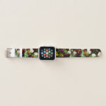 Maroon and Yellow Tulips Colorful Floral Apple Watch Band