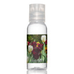 Maroon and Yellow Tulips Colorful Floral Hand Sanitizer