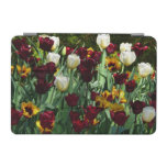 Maroon and Yellow Tulips Colorful Floral iPad Mini Cover