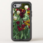 Maroon and Yellow Tulips Colorful Floral OtterBox Defender iPhone SE/8/7 Case