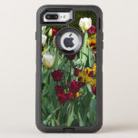 Maroon and Yellow Tulips Colorful Floral OtterBox Defender iPhone 8 Plus/7 Plus Case