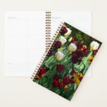 Maroon and Yellow Tulips Colorful Floral Planner