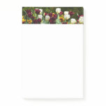 Maroon and Yellow Tulips Colorful Floral Post-it Notes