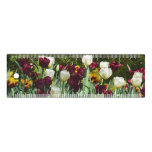 Maroon and Yellow Tulips Colorful Floral Ruler
