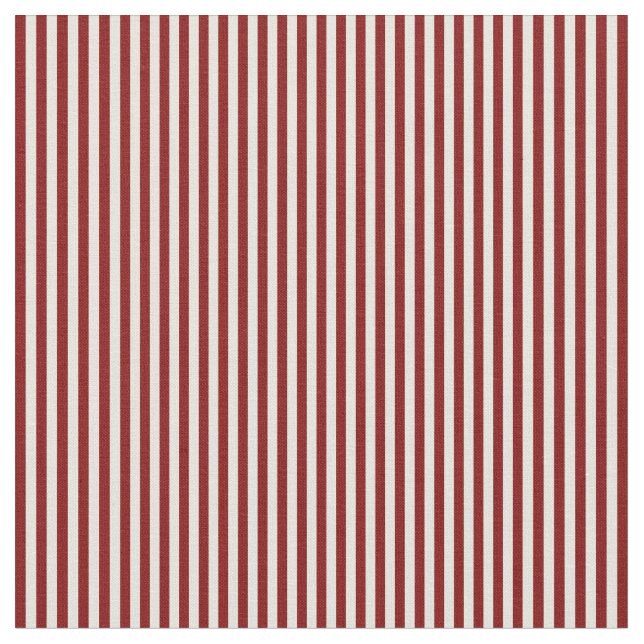 Maroon & Beige Colored Lines/Stripes Pattern Fabric (Close Up)