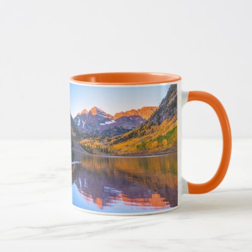 Maroon Bells Alpen Glow Mug