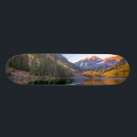 Maroon Bells Alpen Glow Skateboard<br><div class="desc">I joined about 60-80 other photographers</div>