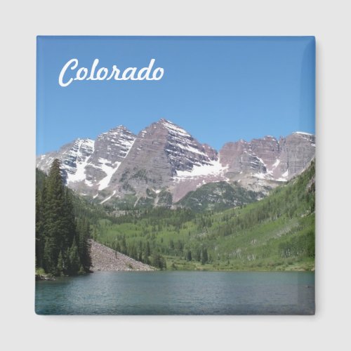 Maroon Bells Aspen Colorado Photo Magnet