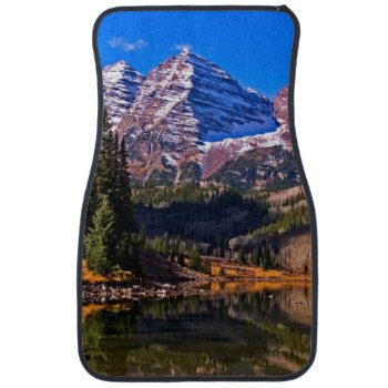 Maroon Bells Car Floor Mat by usmountains at Zazzle