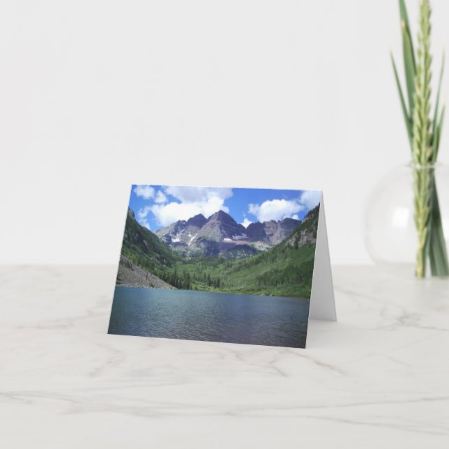 Maroon Bells CO Card (Front)