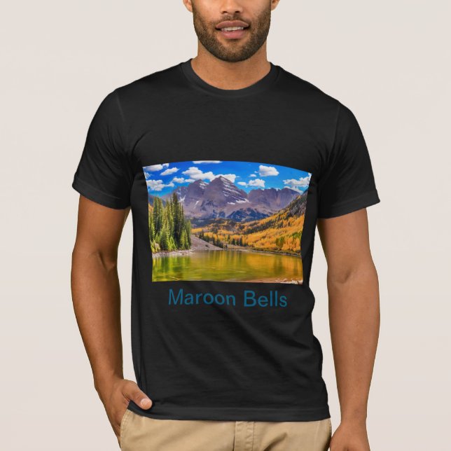 Maroon Bells in Aspen, Colorado T-Shirt (Front)